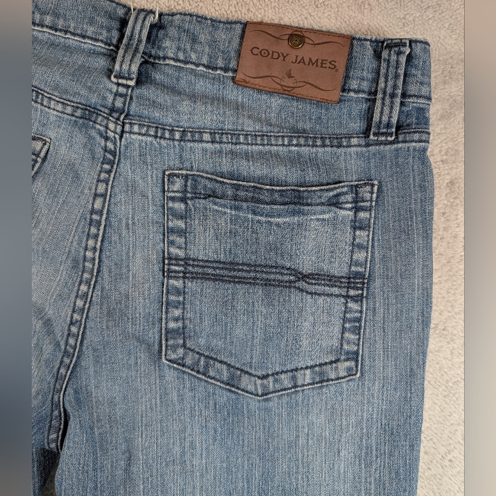 Cody James Jeans Mens 32x34 Straight Leg Light Wash Western Denim - Picture 10 of 12